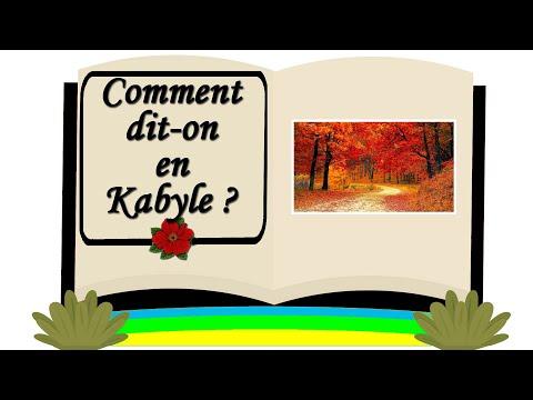 Comment dit-on en kabyle automne