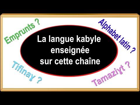 Questions réponses sur la langue kabyle enseignée sur cette chaîne